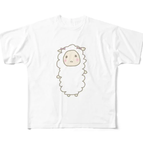 子羊のさちよ フルグラフィックTシャツ