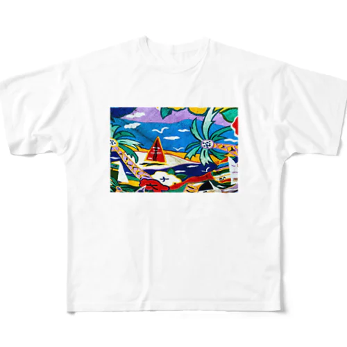 真夏のバカンス All-Over Print T-Shirt