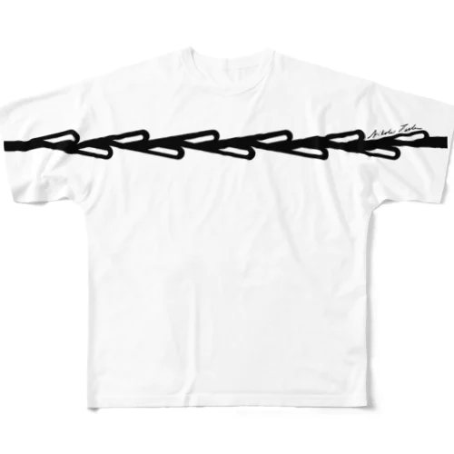 テスラバルブ All-Over Print T-Shirt