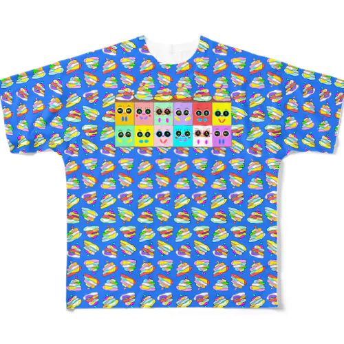 かすてぃあ All-Over Print T-Shirt