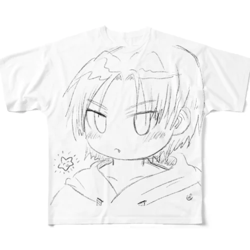 ほしにねがい フルグラフィックTシャツ