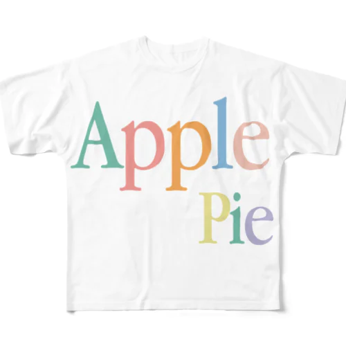 パロディシリーズ Applepie All-Over Print T-Shirt