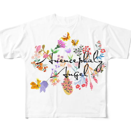 Anence Flower フルグラフィックTシャツ