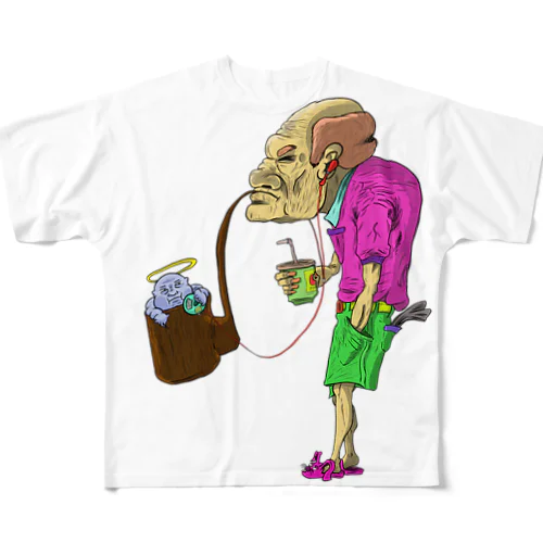 パイプ All-Over Print T-Shirt