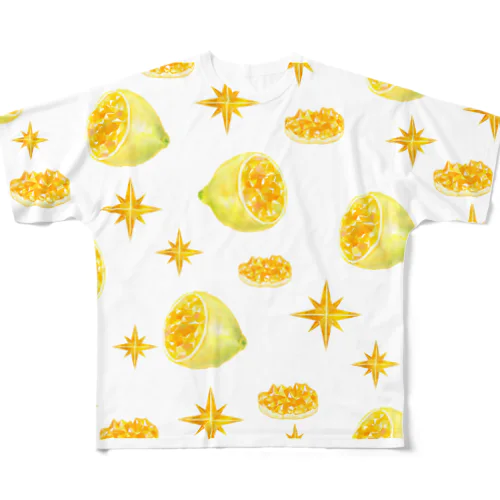 檸檬鉱石の輝き All-Over Print T-Shirt