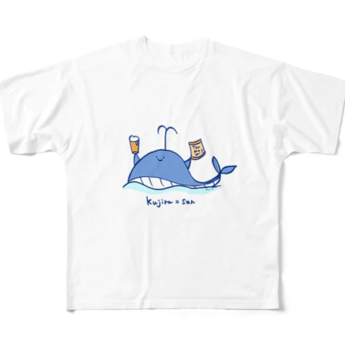 クジラさん フルグラフィックTシャツ