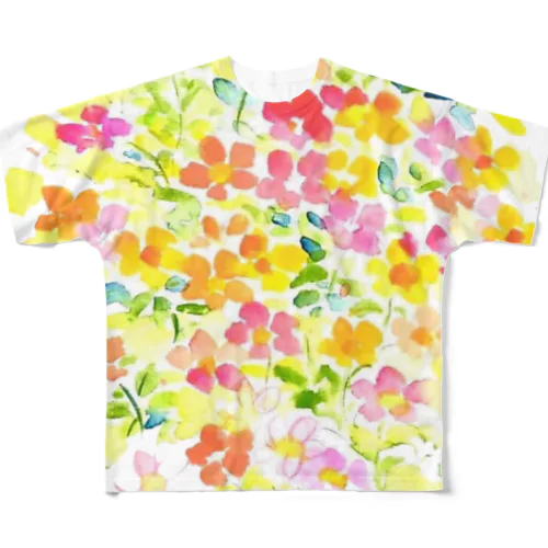 7月16日の誕生日花「ハナスベリヒユ」 All-Over Print T-Shirt