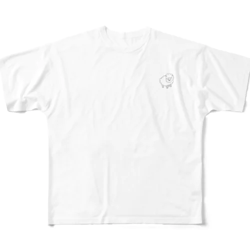 ひつじ（迷子） All-Over Print T-Shirt