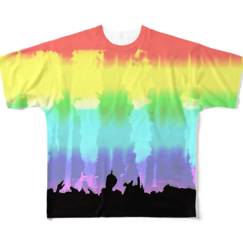 MolKaron７ 夏フェス All-Over Print T-Shirt