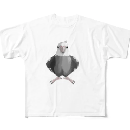 ホワイトフェイス⭐so  cool!  All-Over Print T-Shirt