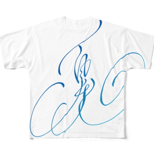 夏 All-Over Print T-Shirt