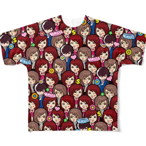 VANILLA ALL STARS All-Over Print T-Shirt
