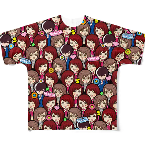 VANILLA ALL STARS All-Over Print T-Shirt