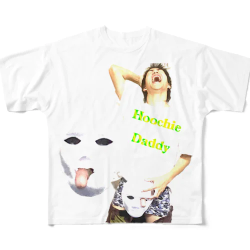Hoochie Daddy 菊地Tシャツ All-Over Print T-Shirt