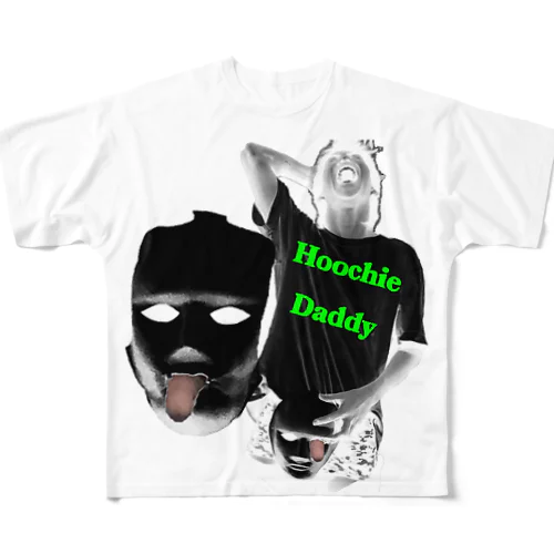 Hoochie daddy 菊地 All-Over Print T-Shirt