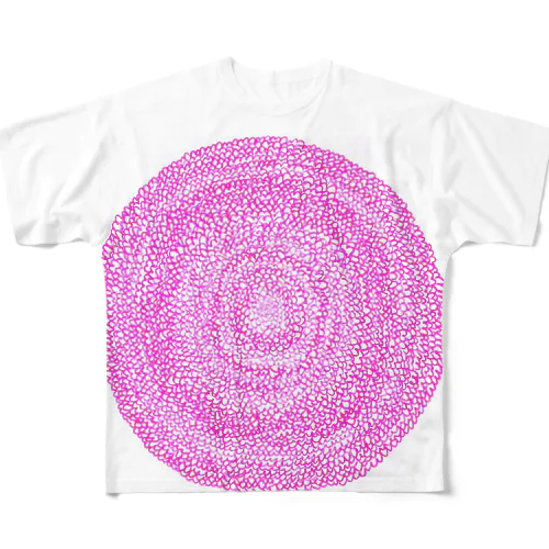 ぐるぐる All-Over Print T-Shirt