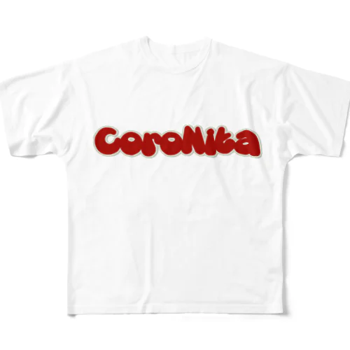 "CoroNita" フルグラフィックTシャツ