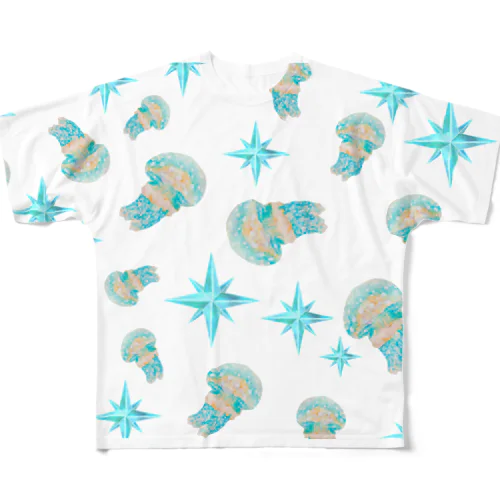 タコクラゲを飼う フルグラフィックTシャツ