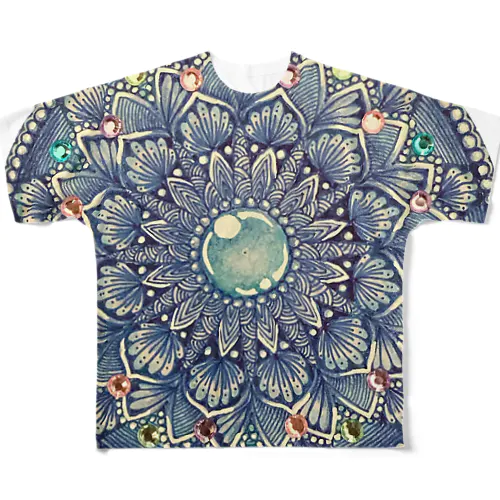 mandala-こおりのくに All-Over Print T-Shirt