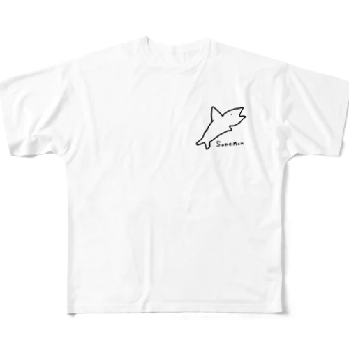 sameman goods フルグラフィックTシャツ