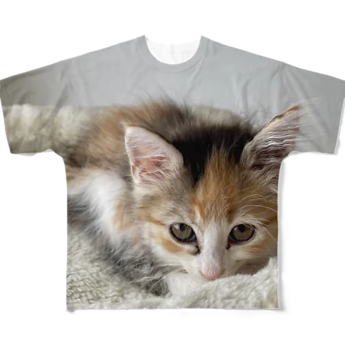 チロルの幼少期写真 フルグラフィックTシャツ