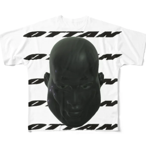 黒ヒデキ フルグラフィックTシャツ