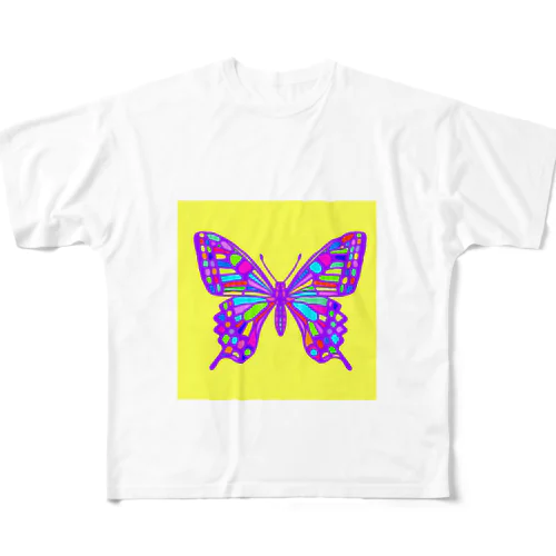 butterfly All-Over Print T-Shirt