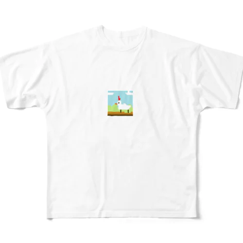 にわとりさん All-Over Print T-Shirt