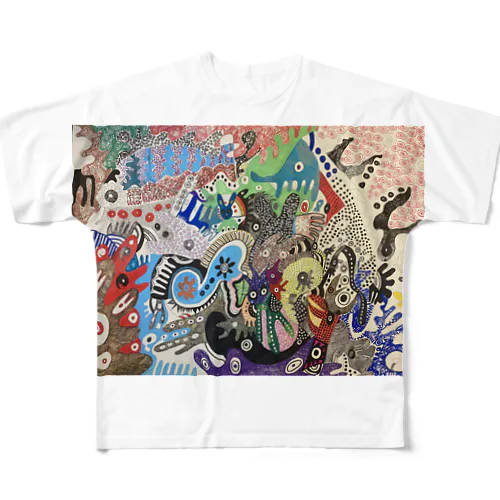 見てみてここにたくさんいるんだ All-Over Print T-Shirt