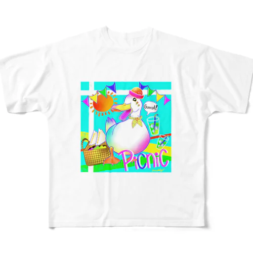 picnic！！ All-Over Print T-Shirt