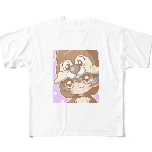 ぱぁ~ぷぅ~凛と愉快な仲間たち フルグラフィックTシャツ