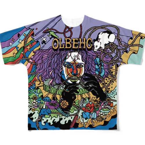 OLBEHC【Dark B】 All-Over Print T-Shirt