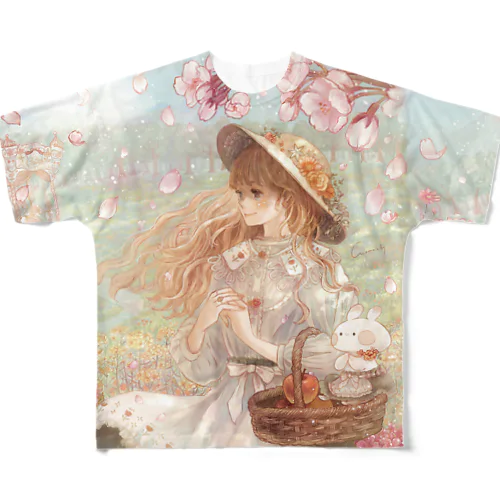 桜の想い出 フルグラフィックTシャツ