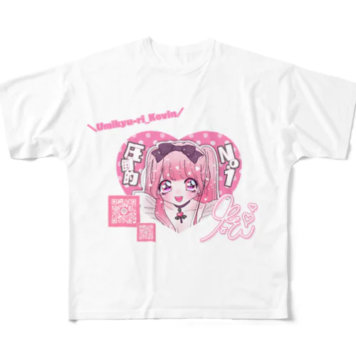 メイドちゃんけびん🎀 フルグラフィックTシャツ