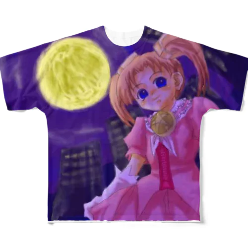 魔法少女ナナメちゃん君・改 All-Over Print T-Shirt