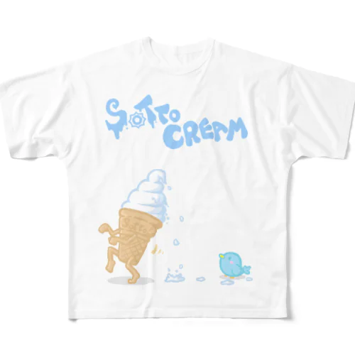 そっとクリーム Tシャツ All-Over Print T-Shirt