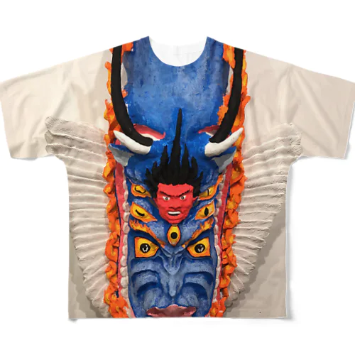 YAMANTAKA フルグラフィックTシャツ