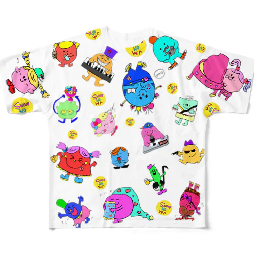 宇宙のかいぶつくん All-Over Print T-Shirt