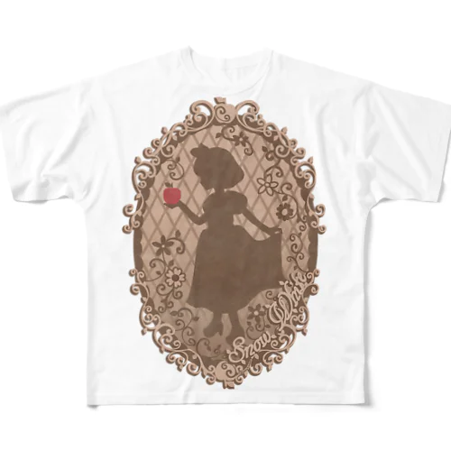 白雪姫・アンティーク フルグラフィックTシャツ