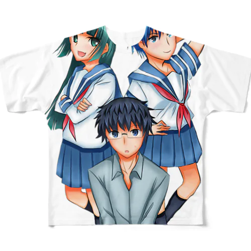 ノヤよはるじょん フルグラフィックTシャツ