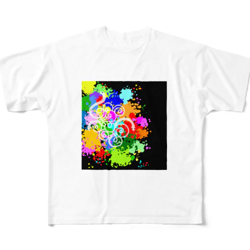 ノマペスク柄 All-Over Print T-Shirt