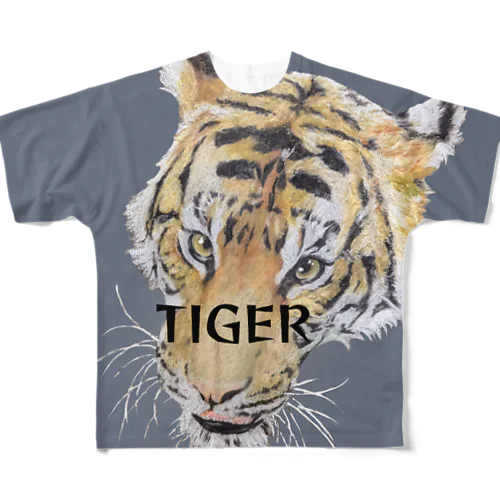 TIGER フルグラフィックTシャツ