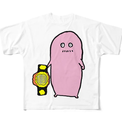 ゆるモチ王者 フルグラフィックTシャツ