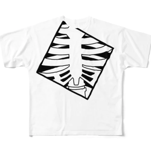 肋骨 All-Over Print T-Shirt