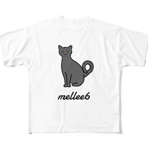 mellee6 フルグラフィックTシャツ