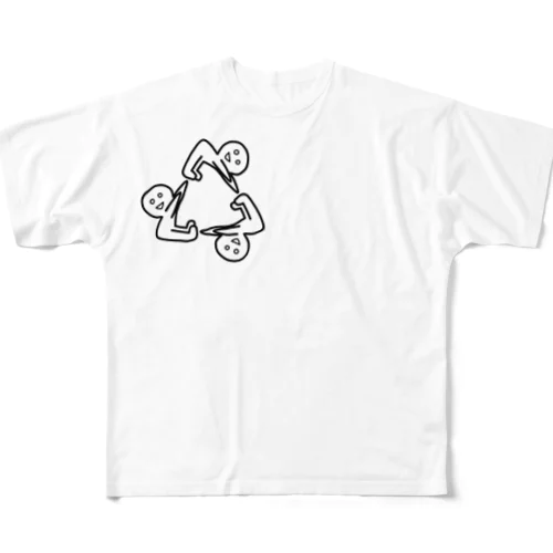 リサイクルマン All-Over Print T-Shirt