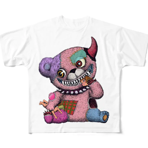 アックマ人形 All-Over Print T-Shirt