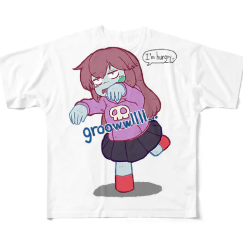 I'm hungry! フルグラフィックTシャツ