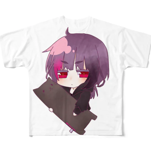 SAKUずきん フルグラフィックTシャツ