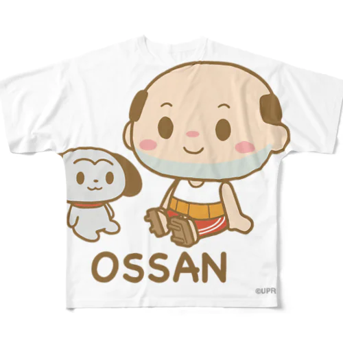 ちっちゃいおっさん（かわいいver） フルグラフィックTシャツ